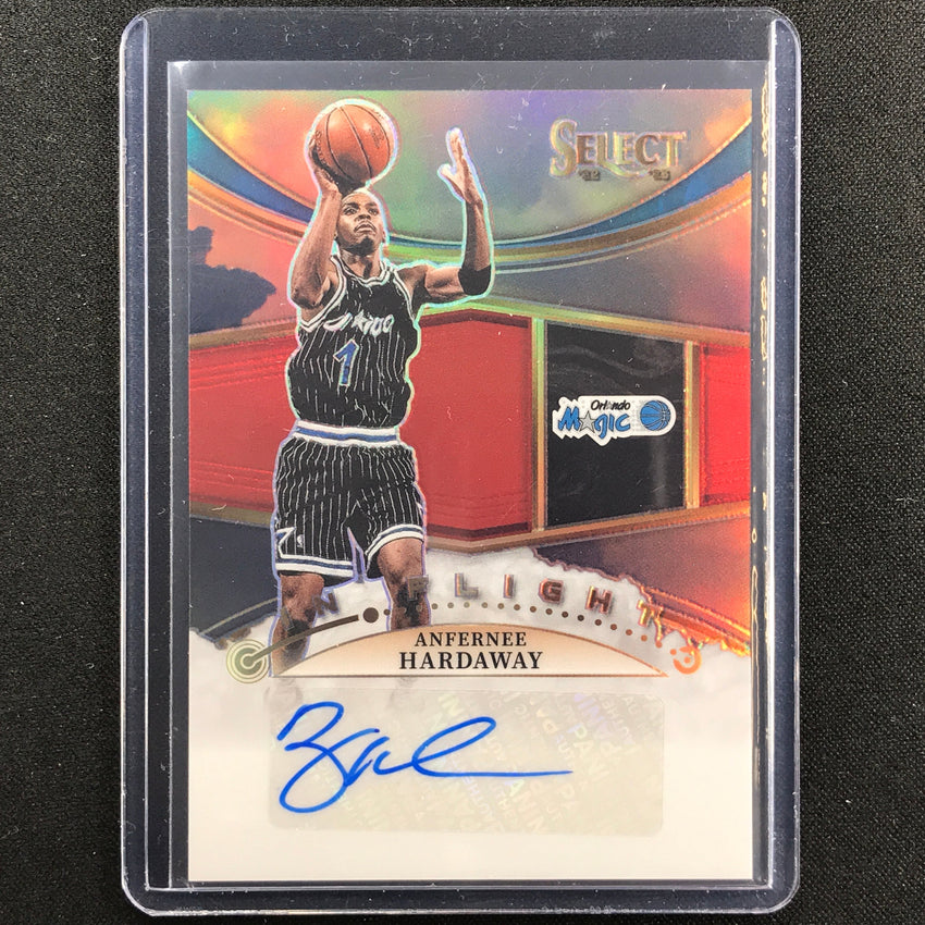 2022-23 Select Anfernee Hardaway In Flight Signatures Auto Red 8/99
