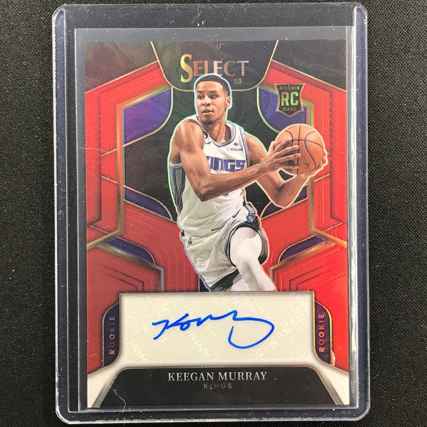 2022-23 Select Keegan Murray Rookie Signatures Auto Red 10/99