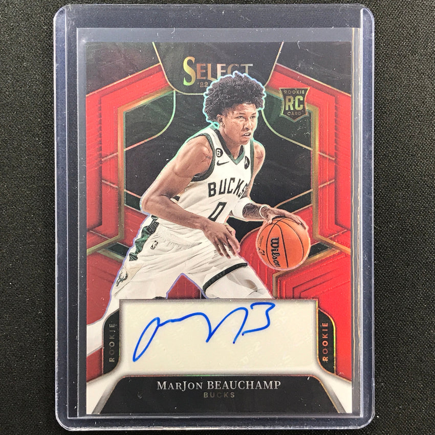 2022-23 Select Marjon Beauchamp Rookie Signatures Auto Red 27/99