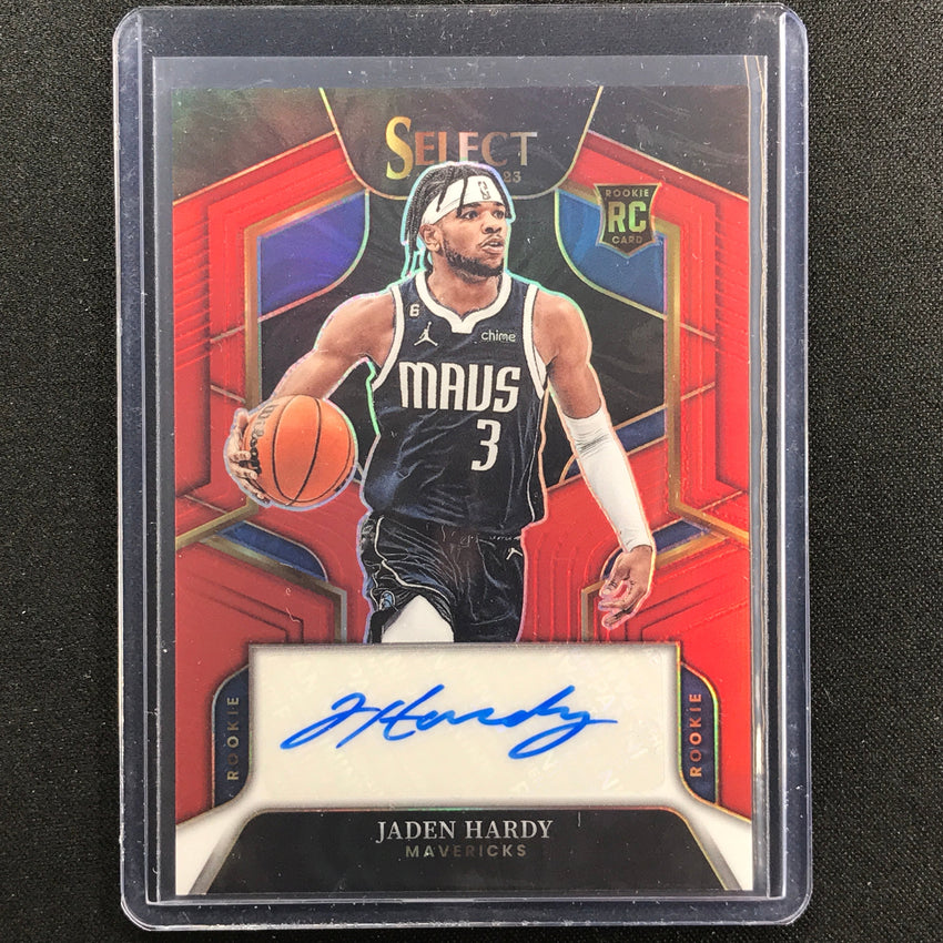 2022-23 Select Jaden Hardy Rookie Signatures Auto Red 71/99