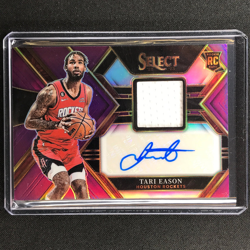 2022-23 Select Tari Eason Rookie Jersey Auto Purple 3/99