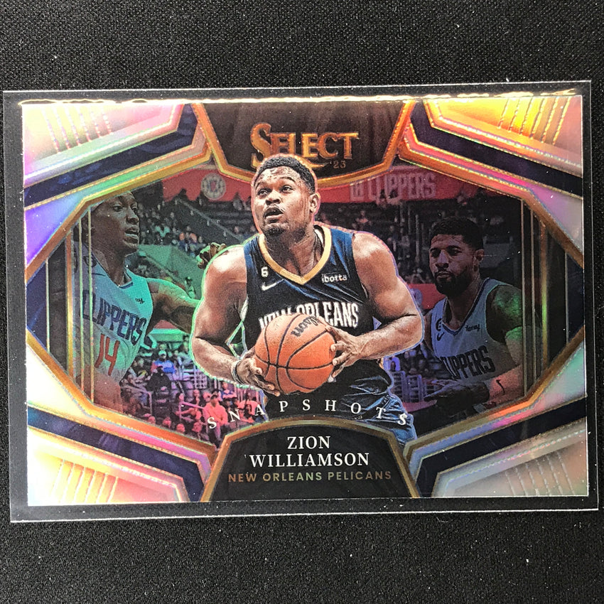 2022-23 Select Zion Williamson Snapshots Silver Prizm Sp No 6