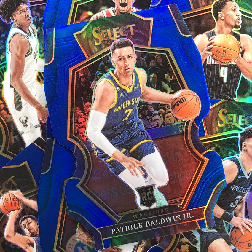 2022-23 Select Donovan Mitchell Premier Level Blue Die-cut /249 No 131