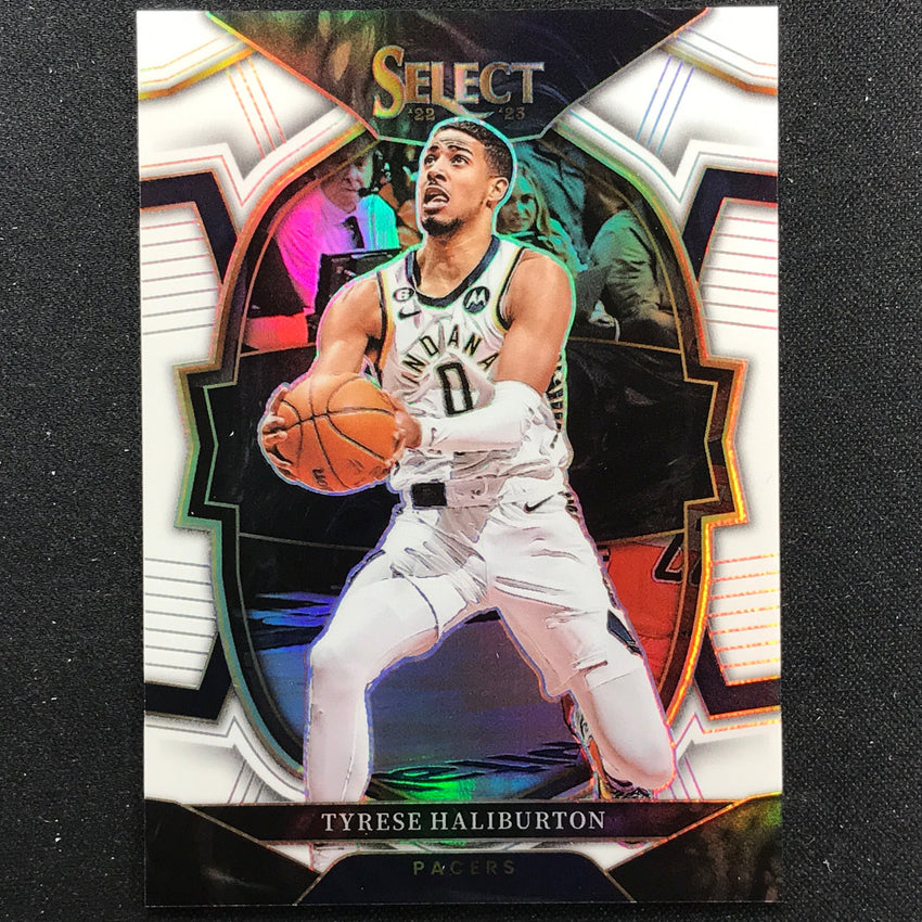 2022-23 Select Tyrese Haliburton Concourse White /149 No 20