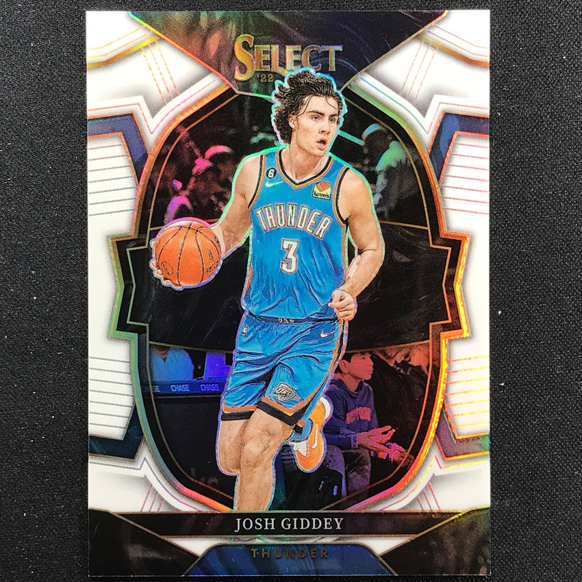 2022-23 Select Josh Giddey Concourse White /149 No 60