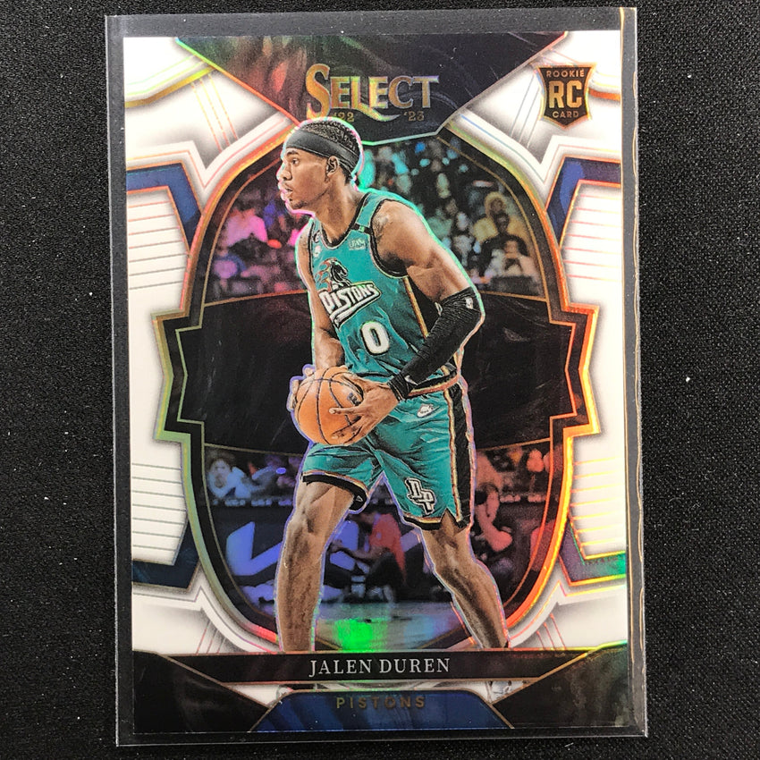 2022-23 Select Jalen Duren Concourse Rookie White /149 No 98
