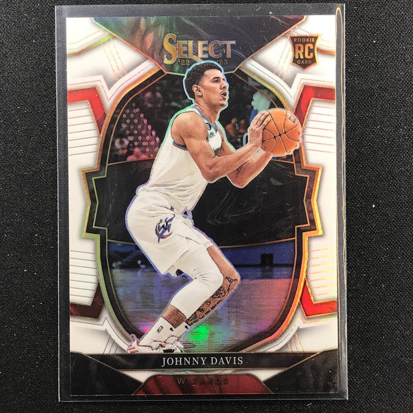 2022-23 Select JOHNNY DAVIS Concourse Rookie White /149 #100