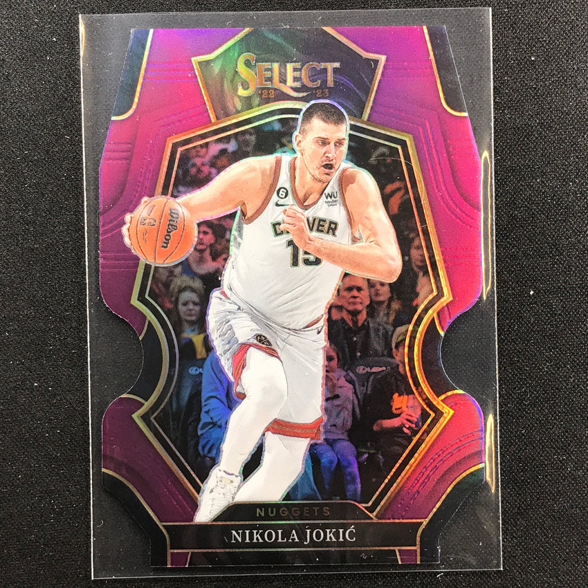 2022-23 Select Nikola Jokic Premier Level Purple Die-cut 57/99-Cherry Collectables