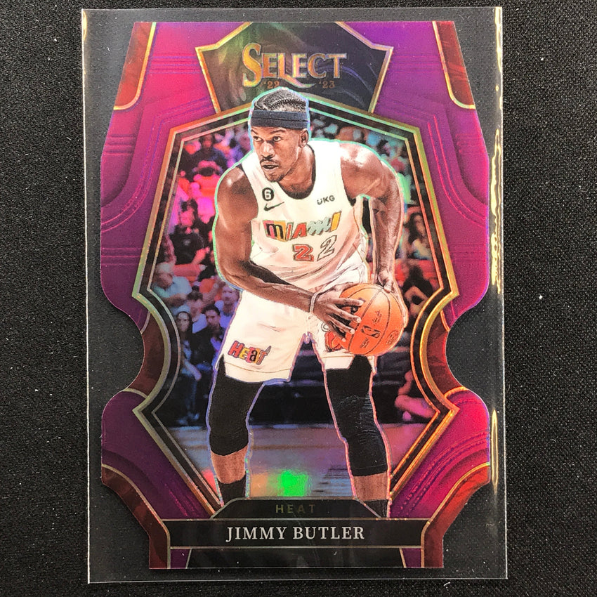 2022-23 Select Jimmy Butler Premier Level Purple Die-cut 57/99