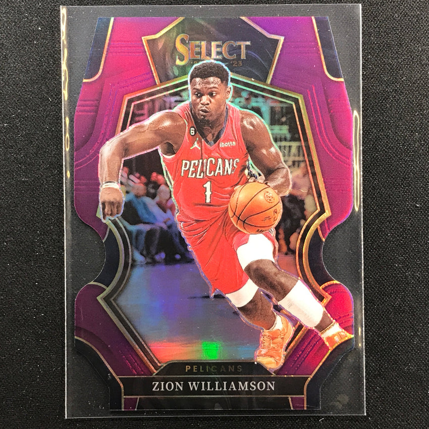 2022-23 Select Zion Williamson Premier Level Purple Die-cut 55/99
