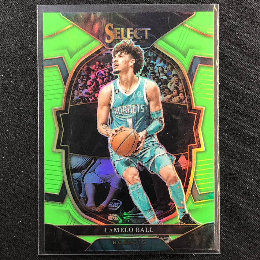 2022-23 Select Lamelo Ball Concourse Neon Green 47/75