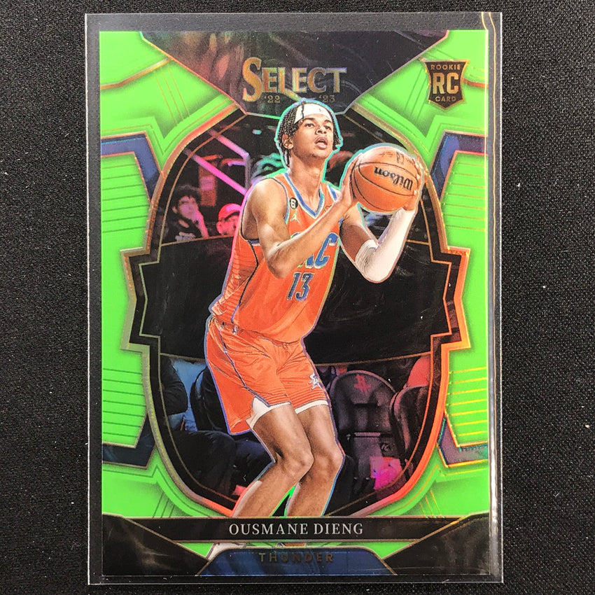2022-23 Select Ousmane Dieng Concourse Rookie Neon Green 63/75