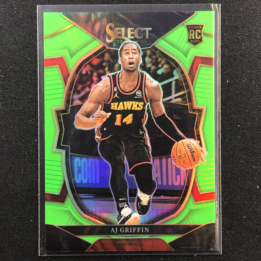 2022-23 Select Aj Griffin Concourse Rookie Neon Green 38/75