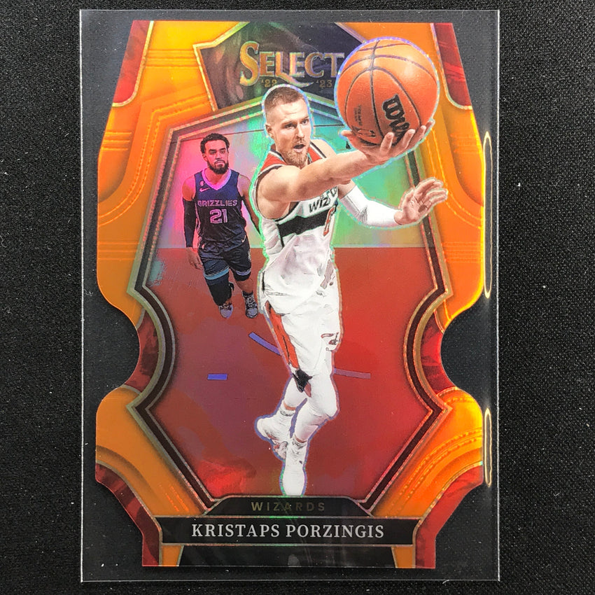 2022-23 Select Kristaps Porzingis Premier Level Orange Die-cut 17/65