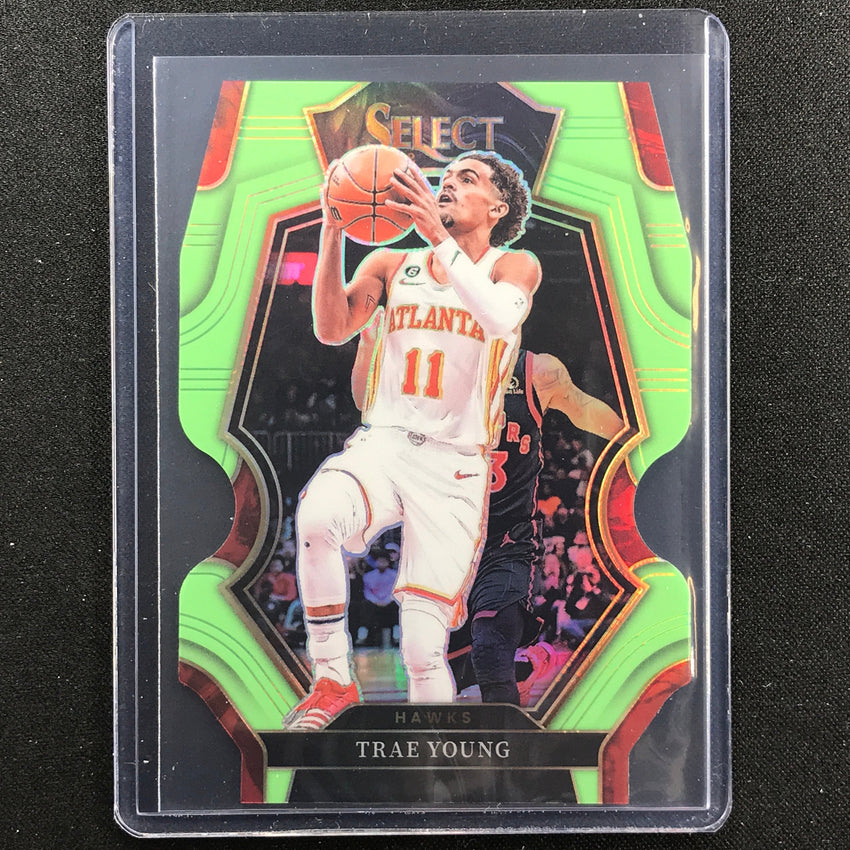 2022-23 Select Trae Young Premier Level Light Green Die-cut 16/49