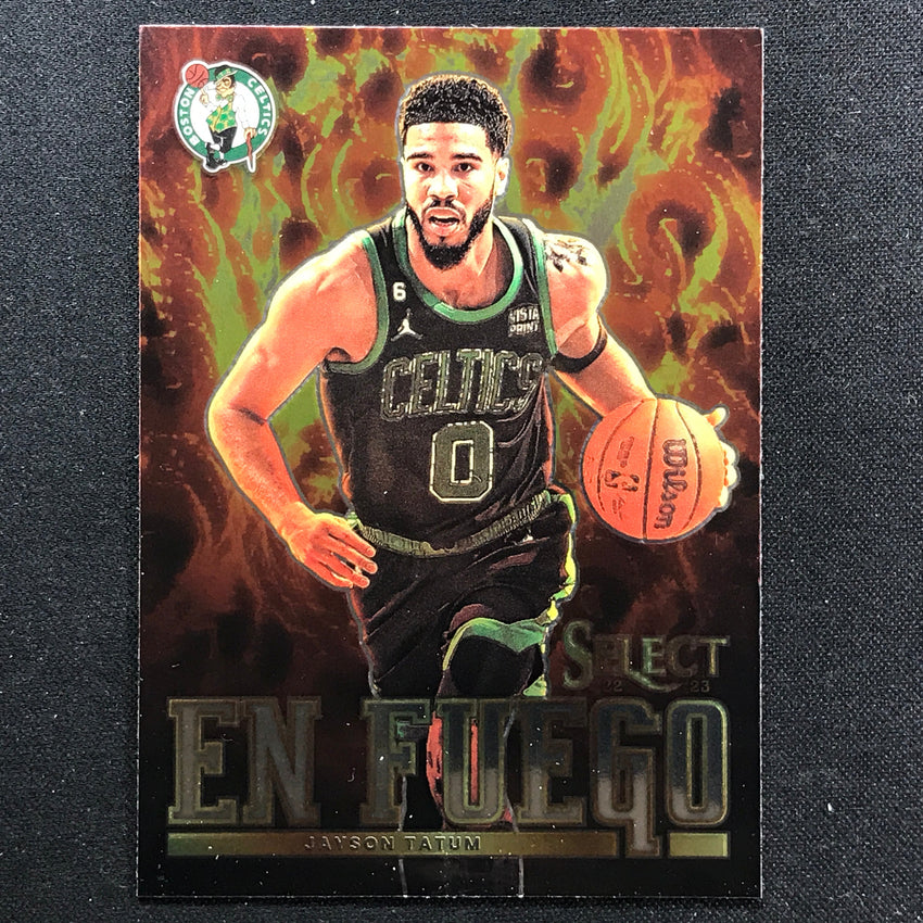 2022-23 Select Jayson Tatum En Fuego Base No 6