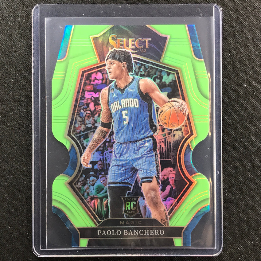 2022-23 Select Paolo Banchero Premier Level Rookie Light Green Die-cut 11/49