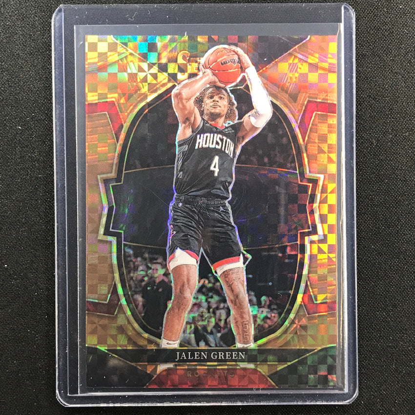 2022-23 Select Jalen Green Concourse Copper Plaid 22/49