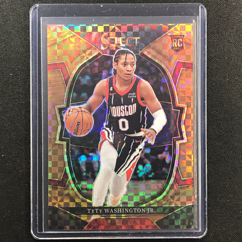 2022-23 Select Tyty Washington Jr. Concourse Rookie Copper Plaid 33/49