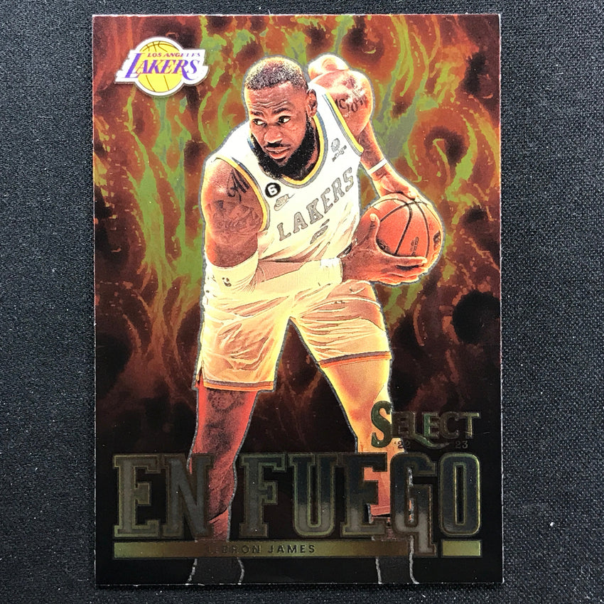 2022-23 Select Lebron James En Fuego Base No 7