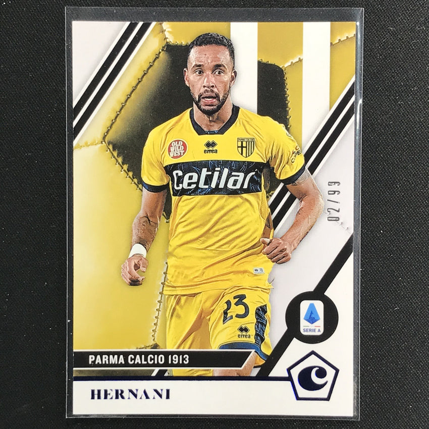 2020-21 Chronicles Serie A Hernani Chronicles Base Set Blue 2/99