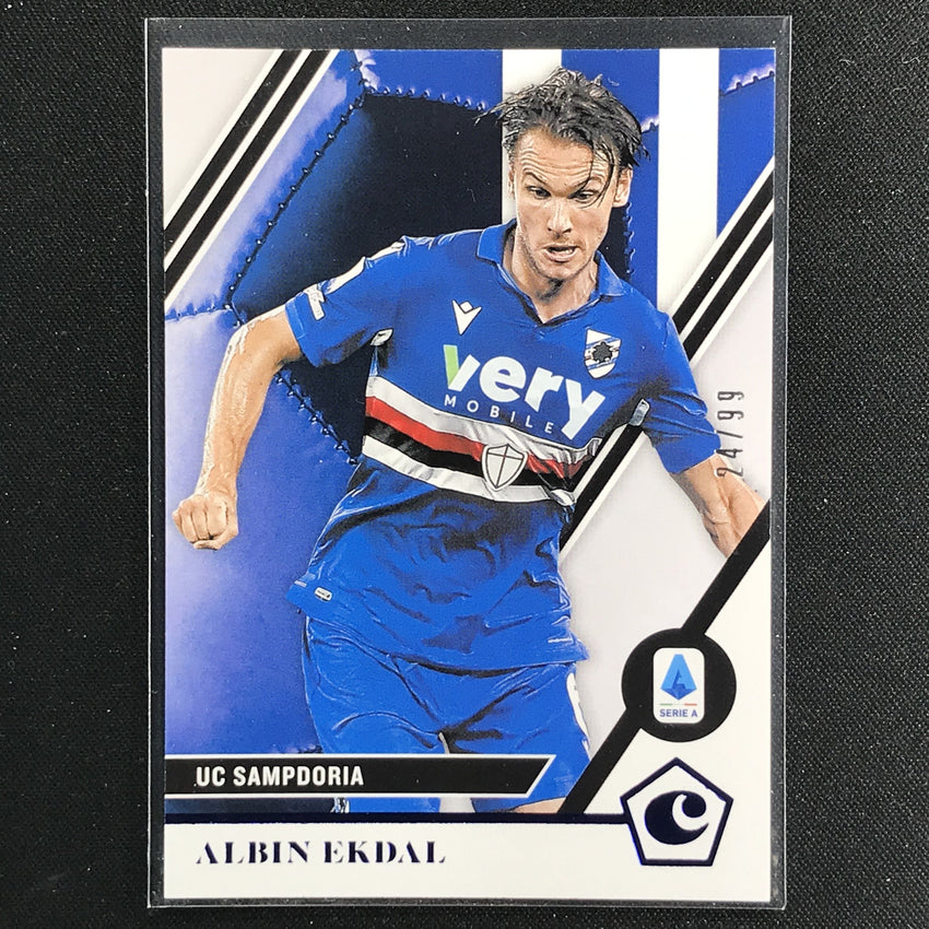 2020-21 Chronicles Serie A Albin Ekdal Chronicles Base Set Blue 24/99