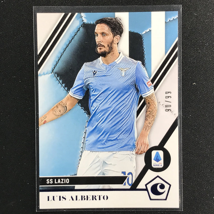 2020-21 Chronicles Serie A Luis Alberto Chronicles Base Set Blue 90/99