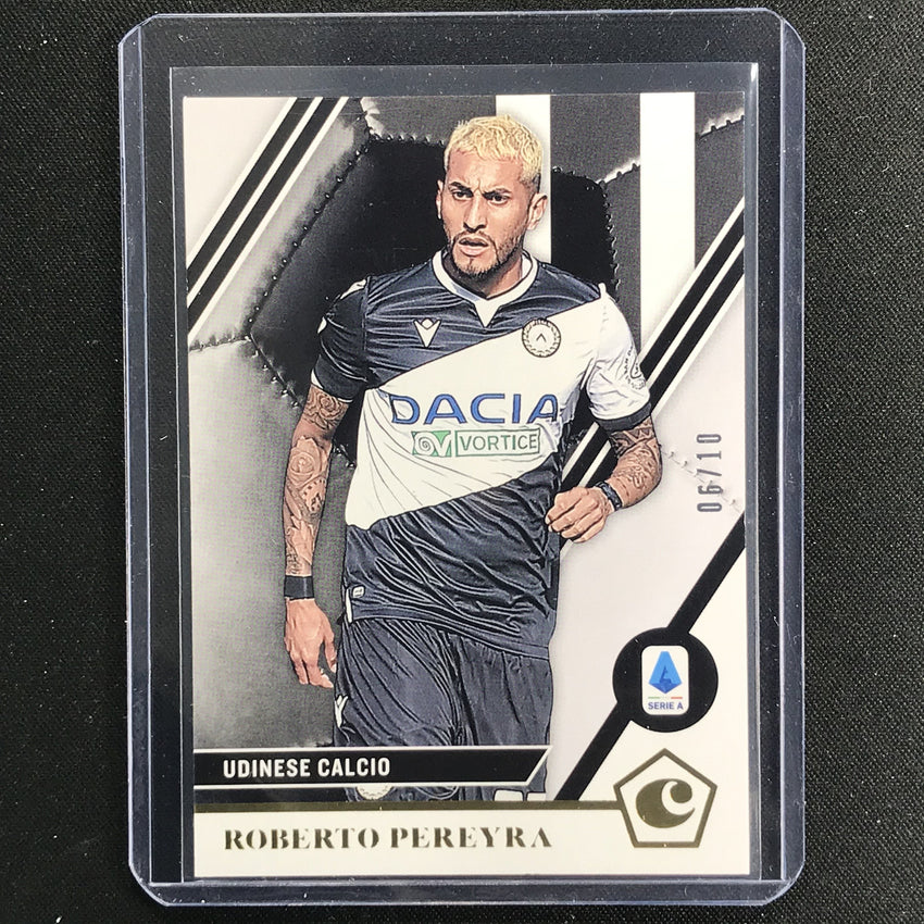 2020-21 Chronicles Serie A Roberto Pereyra Chronicles Base Set Gold 6/10