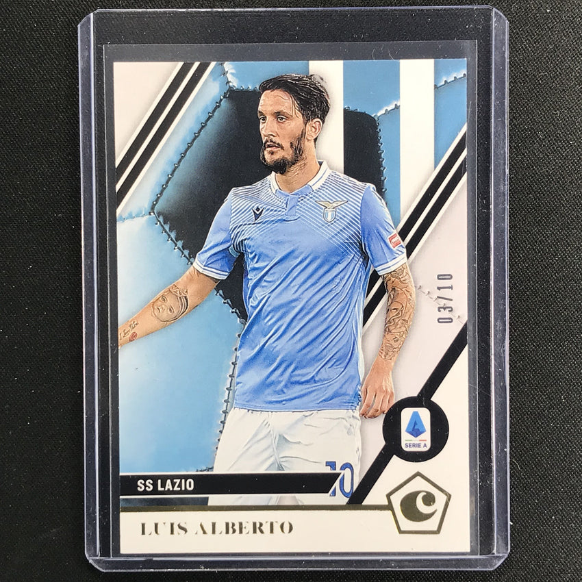 2020-21 Chronicles Serie A Luis Alberto Chronicles Base Set Gold 3/10