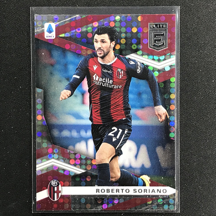 2020-21 Chronicles Serie A Roberto Soriano Donruss Elite Silver Circles No 8