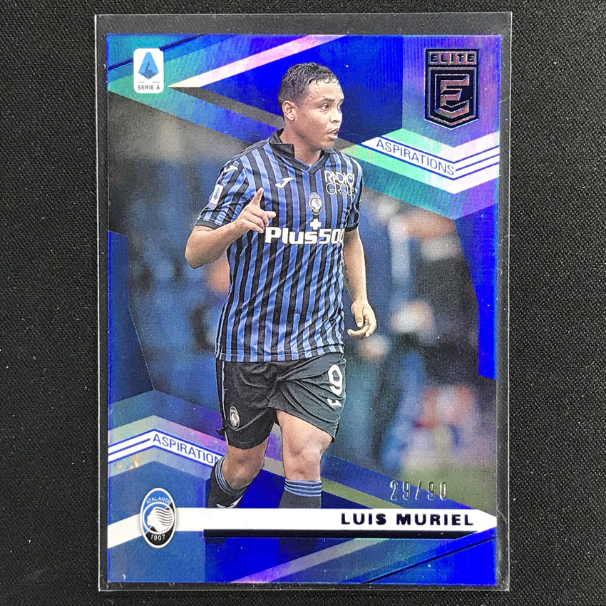 2020-21 Chronicles Serie A Luis Muriel Donruss Elite Aspirations Blue 29/90