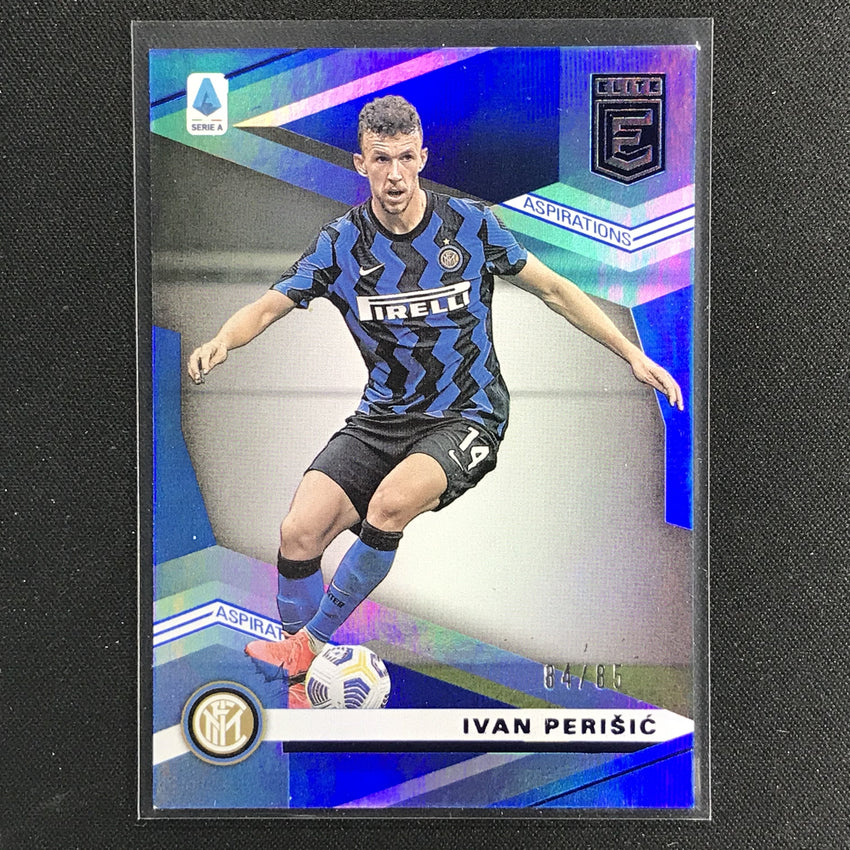 2020-21 Chronicles Serie A Ivan Perisic Donruss Elite Aspirations Blue 84/85