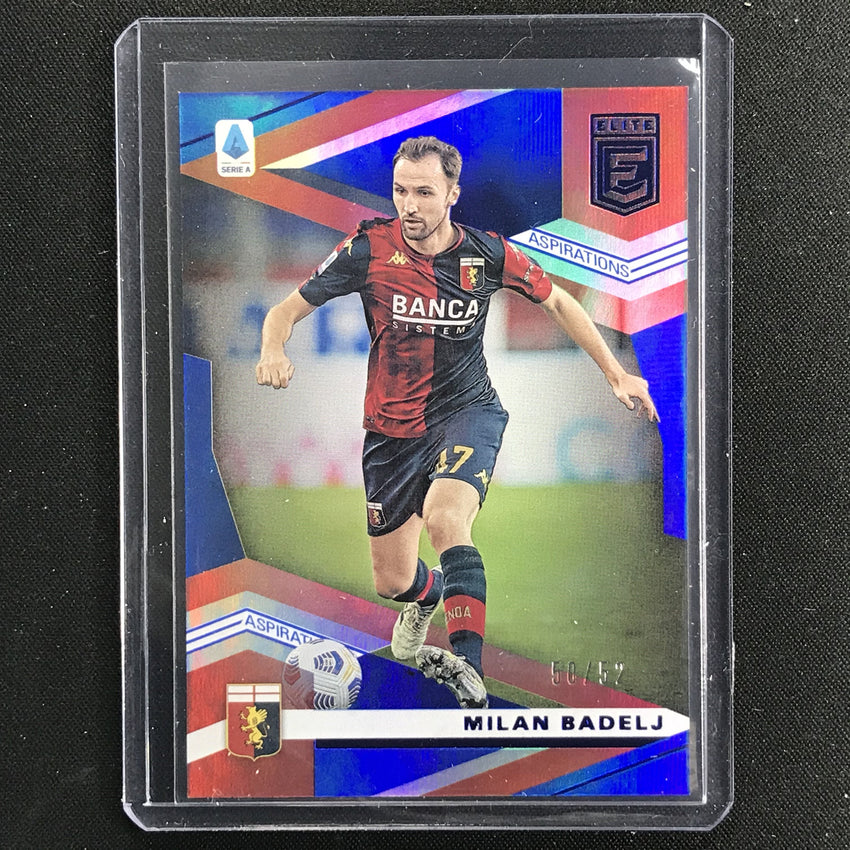 2020-21 Chronicles Serie A Milan Badelj Donruss Elite Aspirations Blue 50/52
