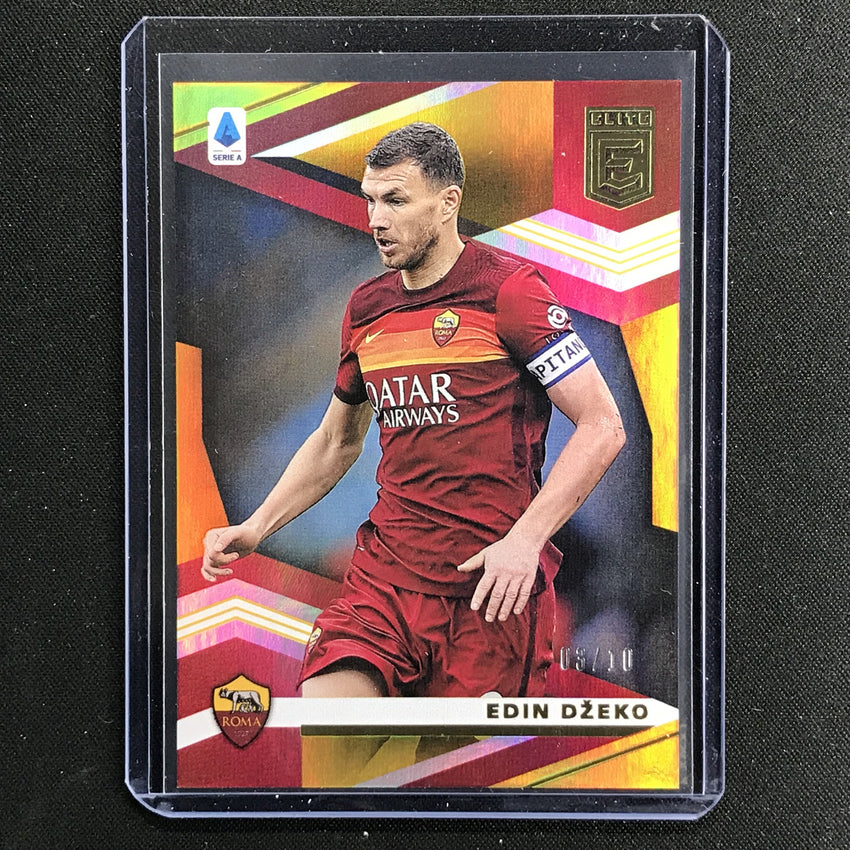 2020-21 Chronicles Serie A Edin Dzeko Donruss Elite Gold 3/10