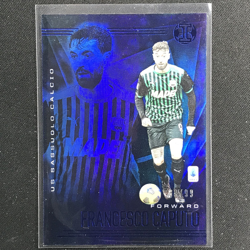 2020-21 Chronicles Serie A Francesco Caputo Illusions Blue 89/99