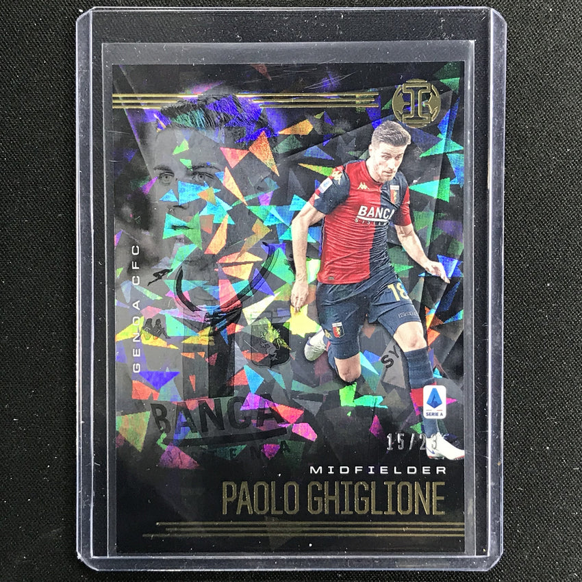 2020-21 Chronicles Serie A Paolo Ghiglione Illusions Cracked Ice 15/23