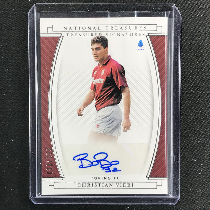 2020-21 Chronicles Serie A Christian Vieri National Treasures Auto 30/253