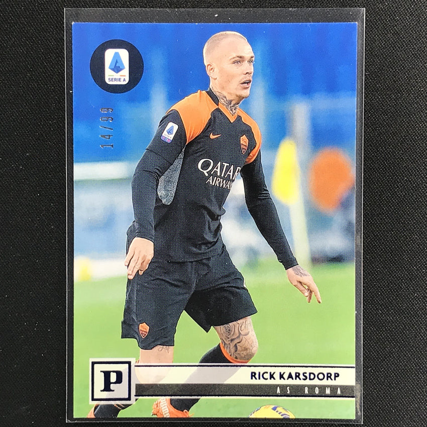 2020-21 Chronicles Serie A Rick Karsdorp Panini Base Blue 14/99