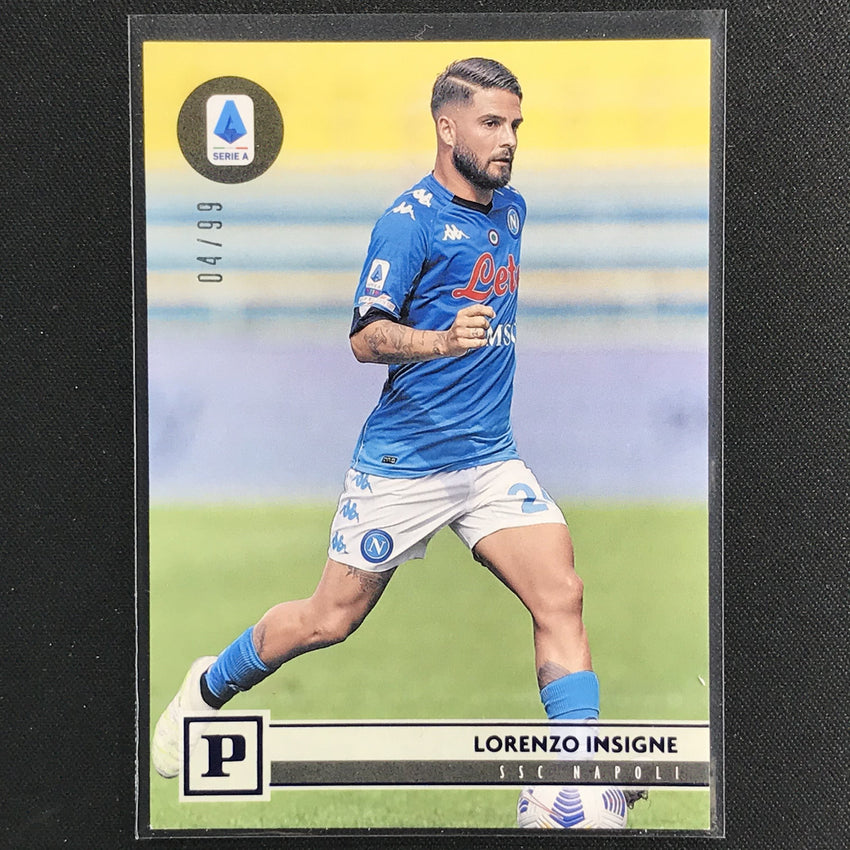 2020-21 Chronicles Serie A Lorenzo Insigne Panini Base Blue 4/99