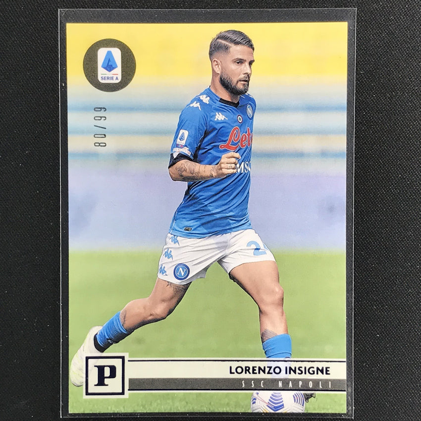 2020-21 Chronicles Serie A Lorenzo Insigne Panini Base Blue 80/99