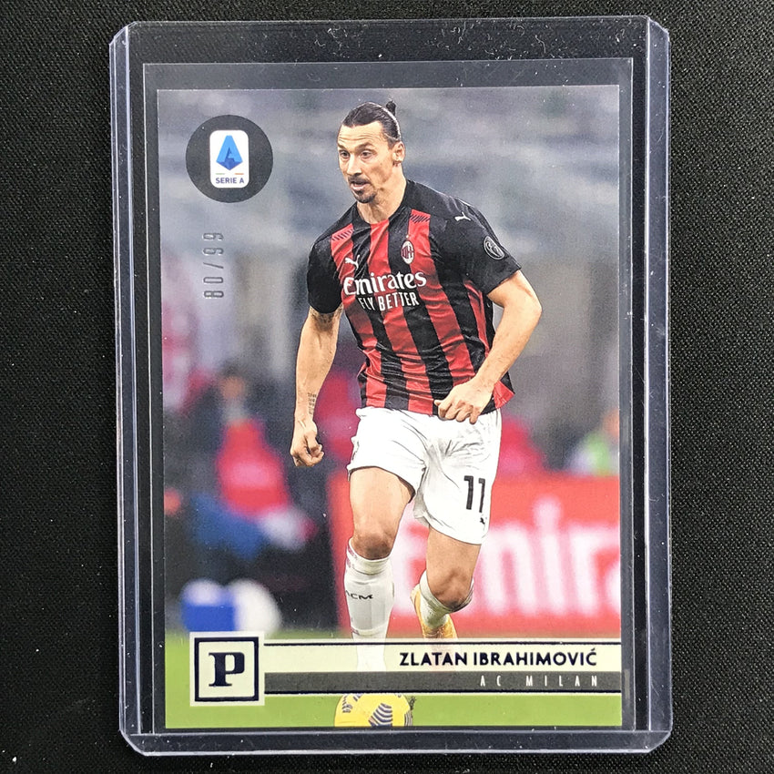 2020-21 Chronicles Serie A Zlatan Ibrahimovic Panini Base Blue 80/99