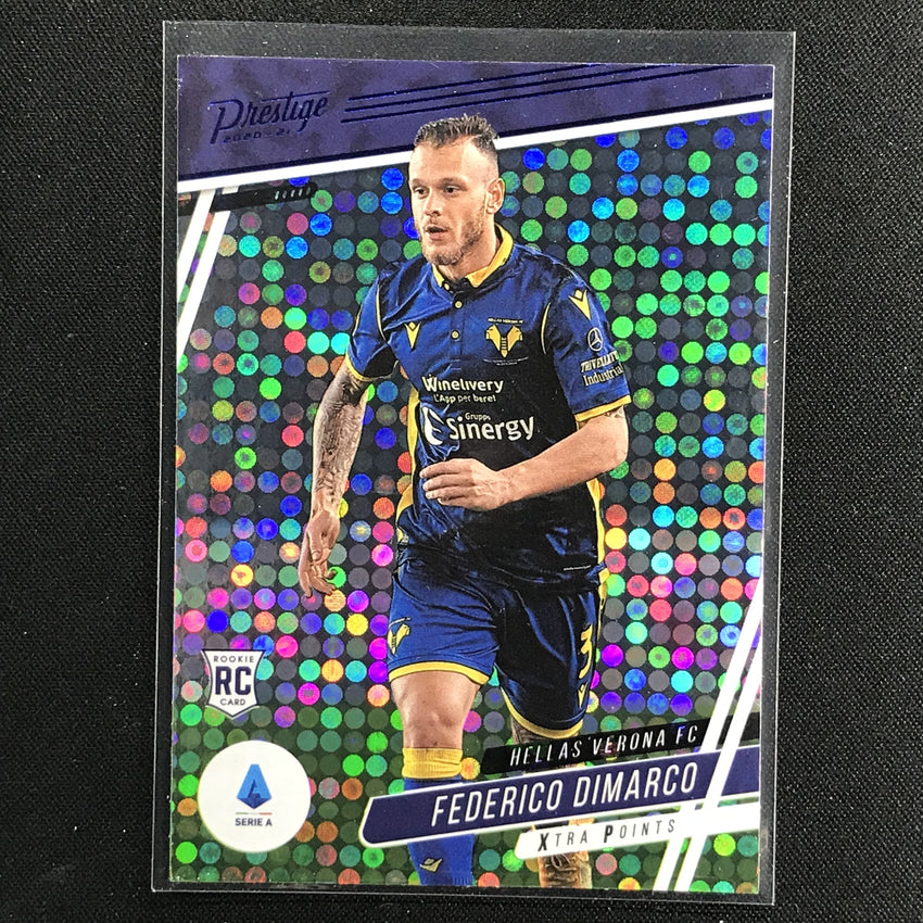 2020-21 Chronicles Serie A Federico Dimarco Prestige Rookie Blue Circles No 17