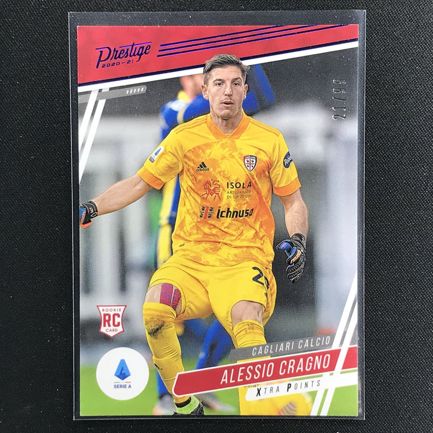 2020-21 Chronicles Serie A Alessio Cragno Prestige Rookie Blue 21/99