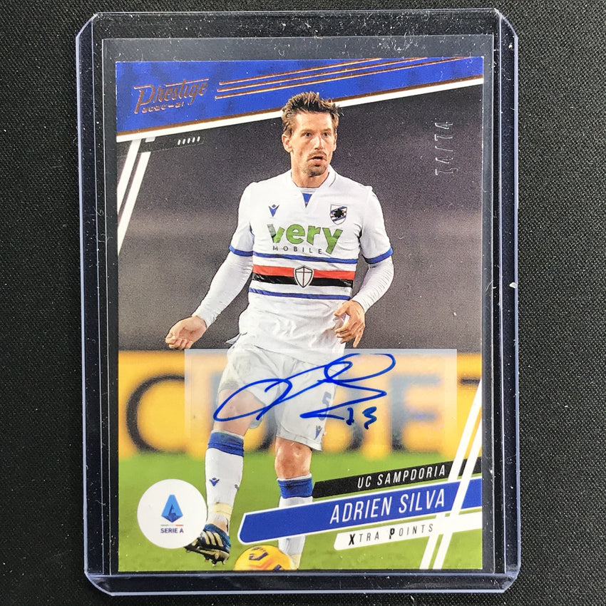 2020-21 Chronicles Serie A Adrien Silva Prestige Auto Bronze 74/74