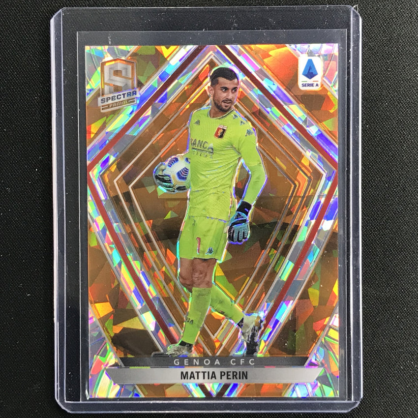2020-21 Chronicles Serie A Mattia Perin Spectra Orange Ice 14/23