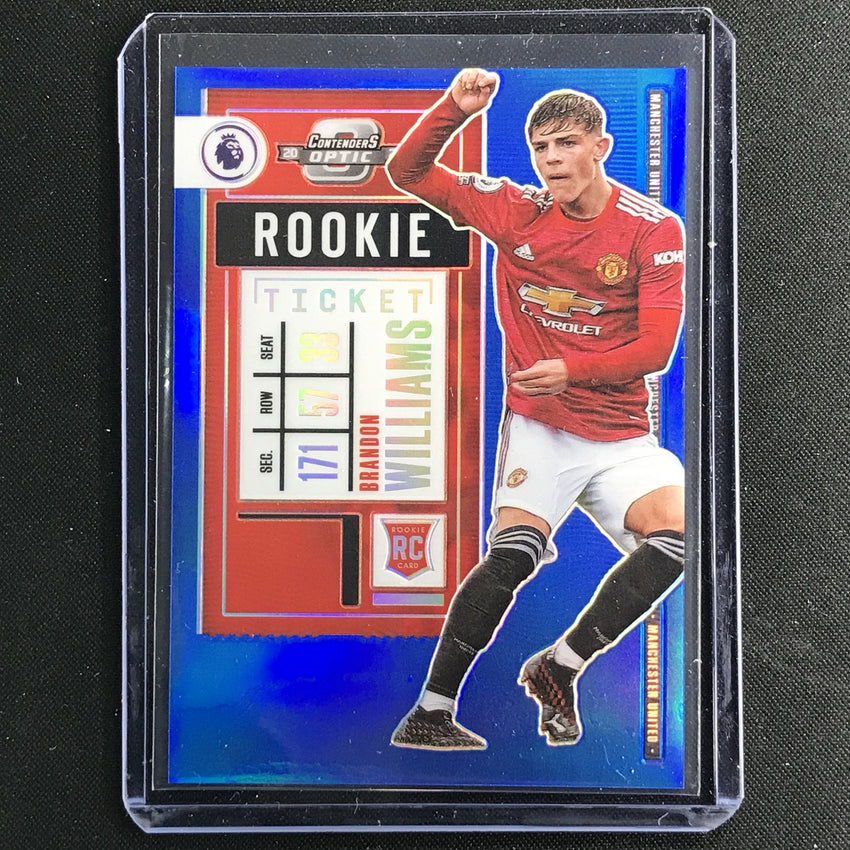 2020-21 Chronicles Epl Brandon Williams Contenders Optic Rookie Blue 10/49