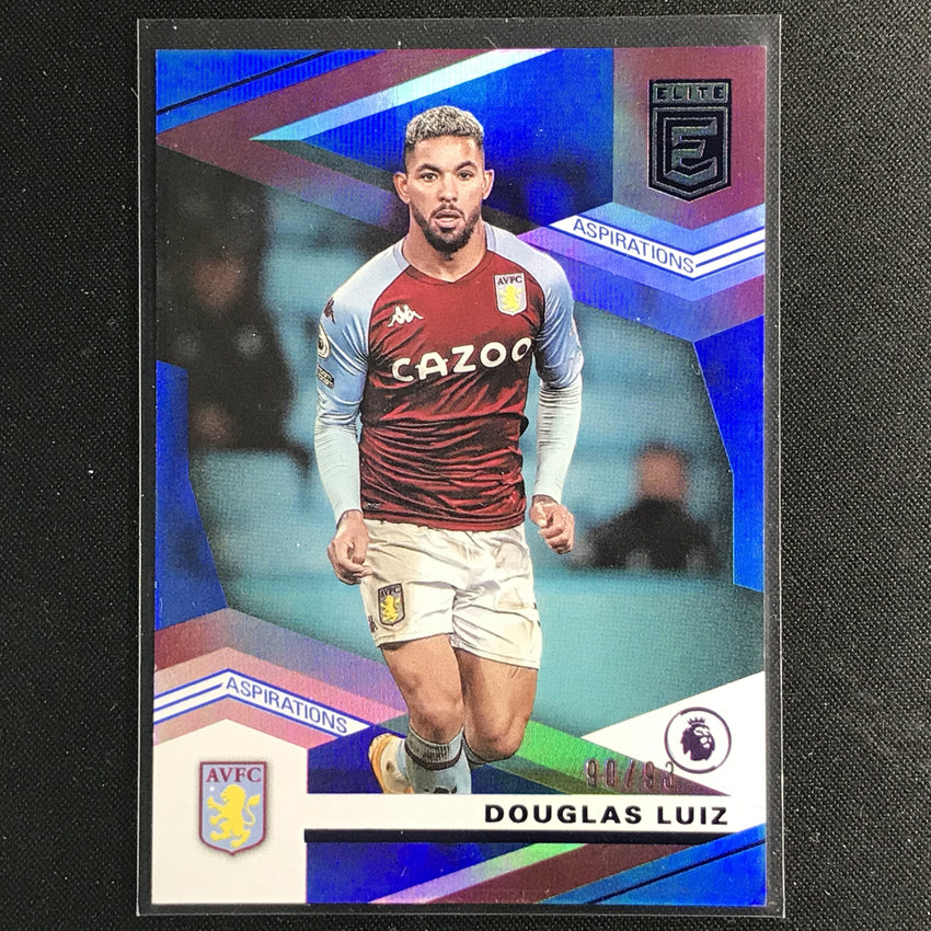 2020-21 Chronicles Epl Douglas Luiz Donruss Elite Aspirations Blue 90/93