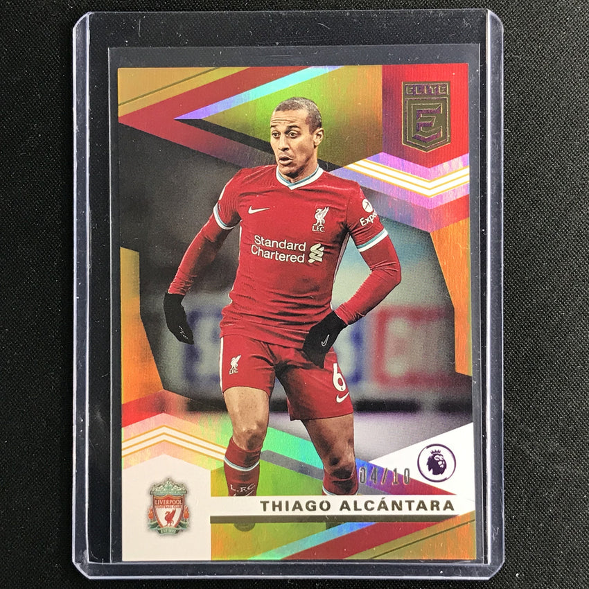 2020-21 Chronicles Epl Thiago Alcantara Donruss Elite Gold 4/10