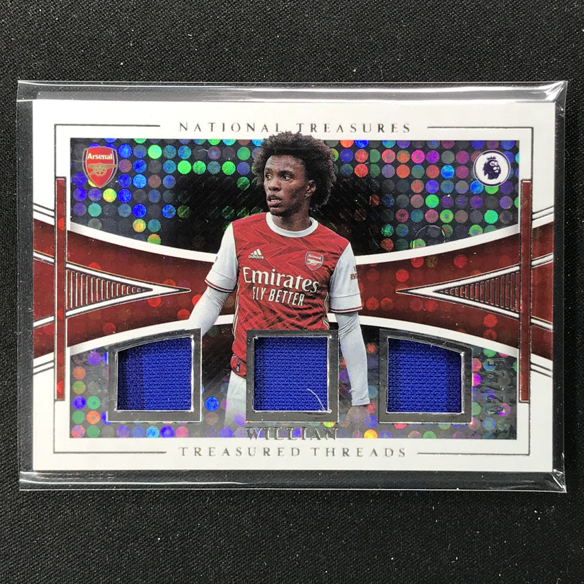 2020-21 Chronicles Epl Willian National Treasures Jersey Circles 2/25