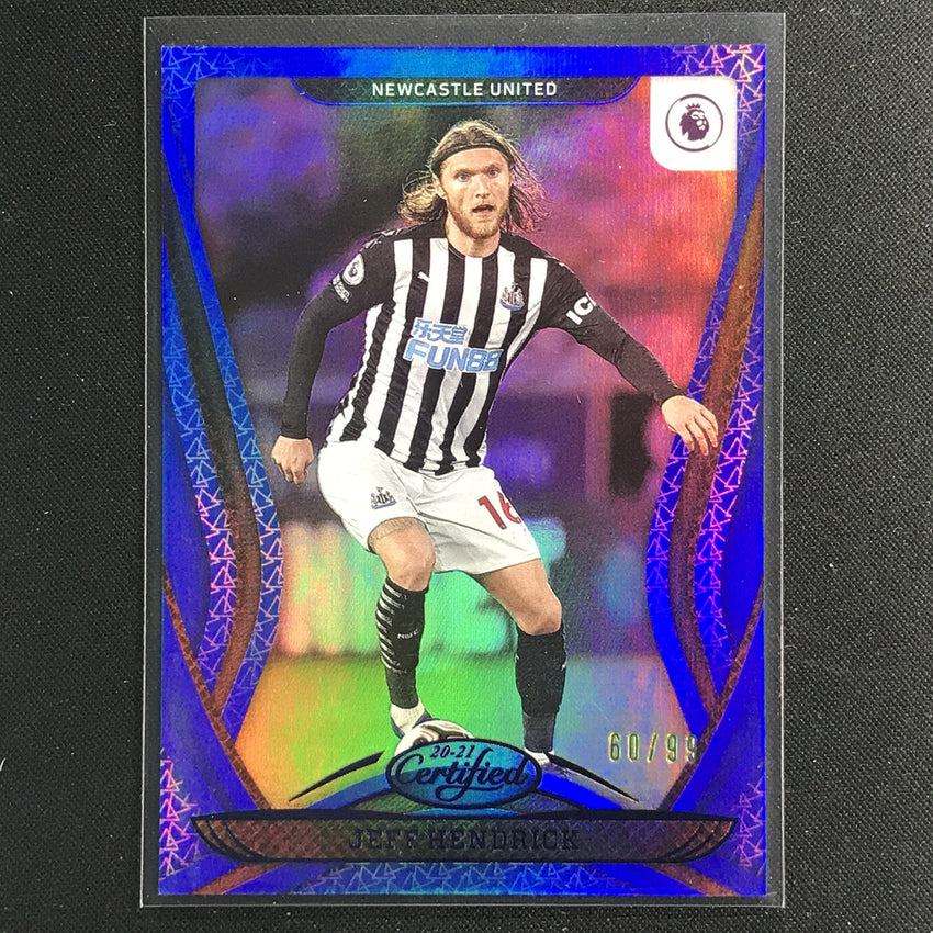 2020-21 Chronicles Epl Jeff Hendrick Certified Mirror Blue 60/99